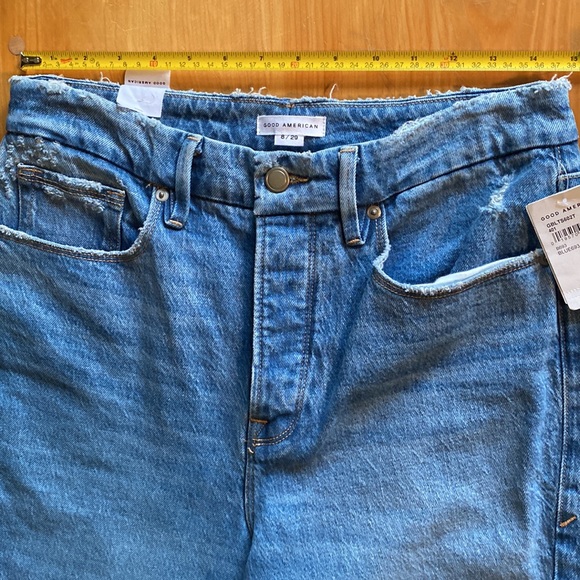 ✨BNWT: GOOD AMERICAN Women’s Good Boy Jeans- Size 8/29 - Picture 14 of 16